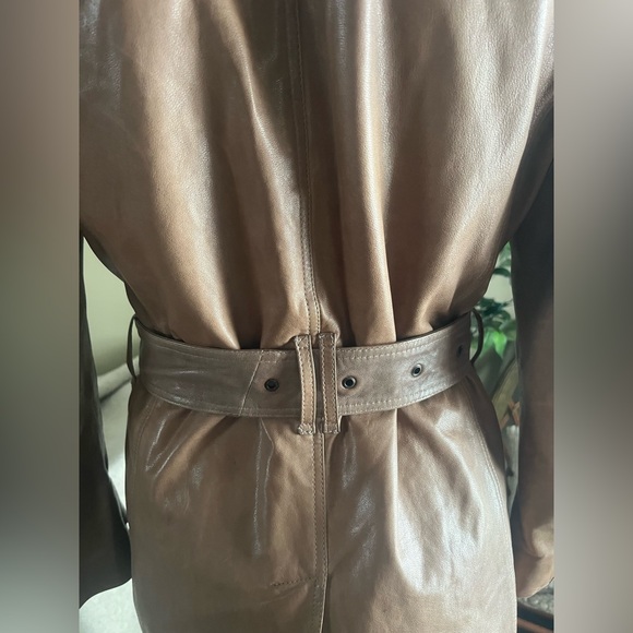 Burberry Leather Trench Coat - Picture 8 of 16